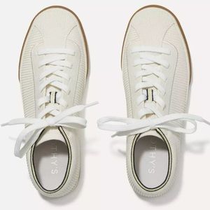 Rothy's Women's The Lace Up Sneakers in Vanilla Size 5